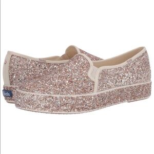 Keds Kate Spade Triple Decker Glitter Sneakers